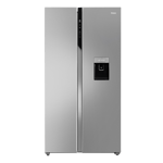 Haier 628 l frost free side by side refrigerator hrs 692swd shiny steel Front View Image