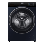 Haier 8 0kg fully automatic front load washing machine hw80 im12929ebk black Front View