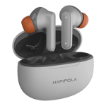Hapipola candy wireless earbuds grey Front View