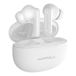 Hapipola candy wireless earbuds white Front View