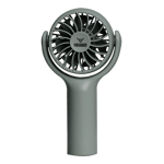 Heiger micro wind mini pocket fan army green image Front View