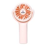 Heiger microwind mini pocket fan Pink Front View image