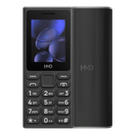 Hmd 105 ta1633 dual sim black Front Back View