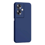 Inbase cloth silicon back case for oppo f25 pro 5g blue Back View