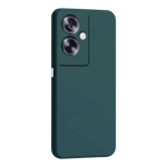 Inbase cloth silicon back case for oppo f25 pro 5g green Back View