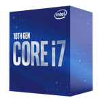 Intel core i7 10700 desktop processor 8 cores 16threads 4 8ghz pcie3 lga1200 silver Box View