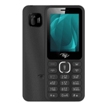 Itel 5027 black Front Back View Image
