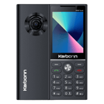 Karbonn k99 yuva black Front Back View