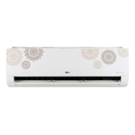 LG 1 ton 5 star ai convertible 6 in 1 dual inverter split ac rs q14mwze Front View