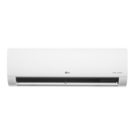 LG 1 ton 5 star ai convertible 6 in 1 dual inverter split ac ts q14enze white Front Open View