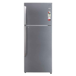 LG 446 l frost free double door refrigerator gl t502apzr dpzzebn shiny steel Front View