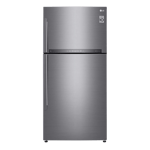 LG 630 L Frost Free Double Door 3 Star Refrigerator GR H812HLHQ Platinum Silver 1