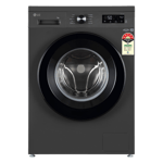 LG 7 0kg fully automatic front load washing machine fhb1207z2m middle black Front View