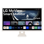 LG fhd ips smart monitor 32sr50f w silver 32 inch Front View