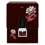 LG ww156rptc cstqeil ro uv mineral booster water purifier with steel tank 8 litre crimson red Front View