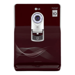 LG ww184etc csrqeil ro uv uf mineral booster water purifier with steel tank crimson red Front View
