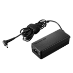 Lenovo 65w round tip ac adapter black Front View