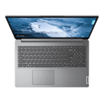 Lenovo ideapad 1 intel celeron n4500 windows 11 home laptop 82lx00f7in cloud grey 8gb 512gb Front View