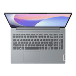 Lenovo ideapad slim 3 intel core i3 13th gen windows 11 home laptop 82x700g3in arctic grey 8gb 512gb Front Top View
