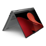 Lenovo ideapad slim 5 amd ryzen 7 8845hs windows 11 home 2 in 1 laptop 83dr007din luna grey 16gb 512gb Fold Side View