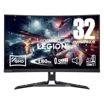 Lenovo legion qhd va gaming monitor r32qc 30 black 32 inch Front View