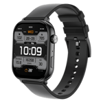 Noise colorfit victor 2 smartwatch jet black Front Left View