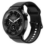 Noise noisefit halo 2 smartwatch jetblack Front Side View