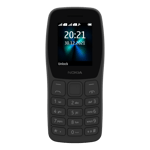 Nokia 110 dual sim charcoal Front View