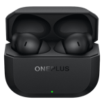 Oneplus nord buds 3r ash black front Open View