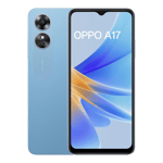 Oppo a17 lake blue 64gb 4gb ram Front Back View