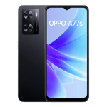 Oppo a77s starry black 128gb 8gb ram Front Back View
