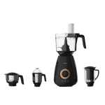 PHILIPS HL770700 750W Juicer Mixer Grinder Black 3 Jars full set