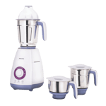 Philips hl7699 00 750w mixer grinder 3 jars white blue Full View