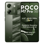 Poco m7 pro 5g olive twilight 6gb 128gb Front Back View