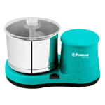 Ponmani nano tech wet grinder 2 litre turquoise green Front View