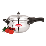 Premier stainless steel handi induction bottom pressure cooker 1 5 litre Front View