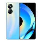 Realme 10 Pro Plus 5G Nebula Blue front and back view