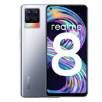 Realme 8 Cyber Silver 4GB 128GB Front Back View