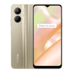 Realme C33 Sand Gold Front Back 3gb 32gb view