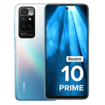 Redmi 10 Prime 2022 4GB 64GB Bifrost Blue Front Back View