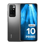Redmi 10 Prime 2022 Phantom Black 4GB 64GB Front And Back View