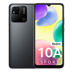 Redmi 10a sport charcoal black 128gb 6gb ram Front Back View