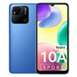 Redmi 10a sport sea blue 128gb 6gb ram Front Back View
