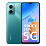 Redmi 11 Prime 5G MeadowGreen 4GB 64GB Front Back View