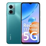Redmi 11 Prime 5G MeadowGreen 6GB 128GB Front Back View