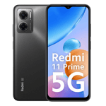 Redmi 11 Prime 5G Thunder Black 4GB 64GB Front Back View