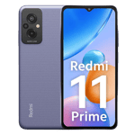 Redmi 11 Prime Peppy Purple 4GB 64GB Front And Back View
