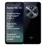 Redmi 14c 5g stargaze black 128gb 4gb ram Front Back View