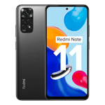Redmi note 11 space black 128gb 6gb ram Front Back View