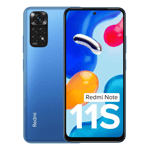 Redmi note 11s horizon blue 128gb 8gb ram Front Back View